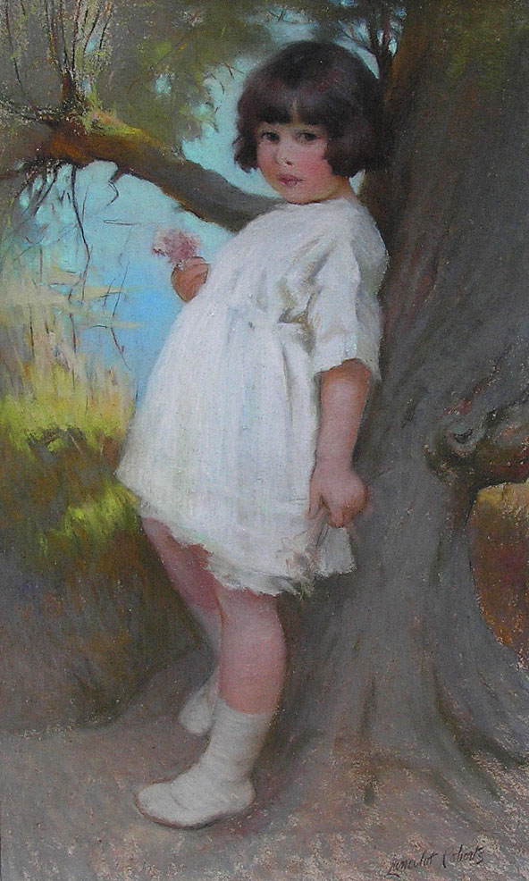 Lancelot Roberts painting: The young lass