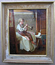 Henry.Roger.Oil/painting: The young musician