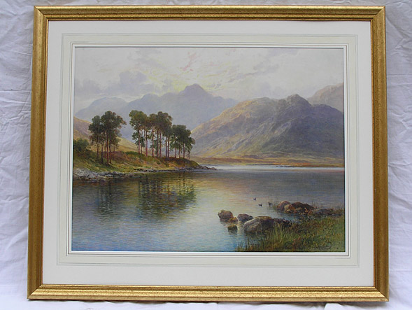 Emil Axel Krause painting of Lake District