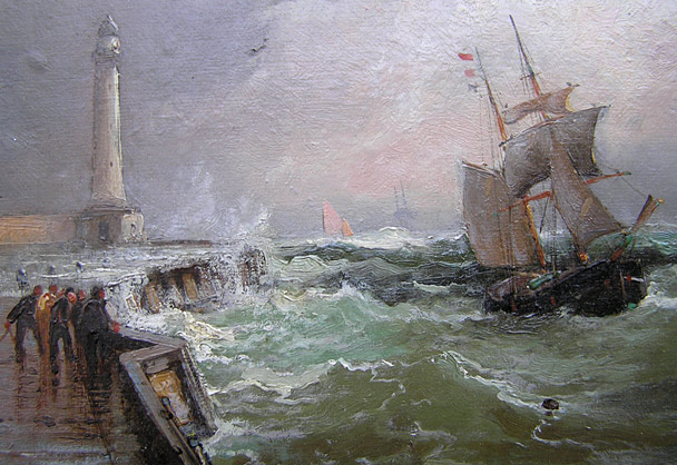Robert Ernest Roe painting Sunderland