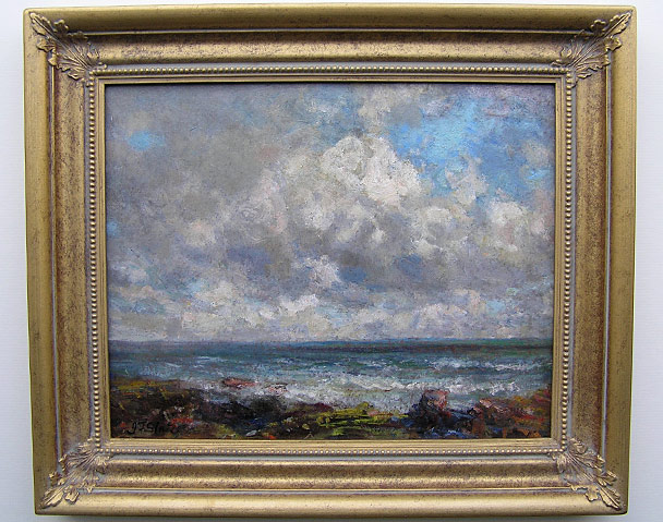 JF Slater painting: Sea and Sky