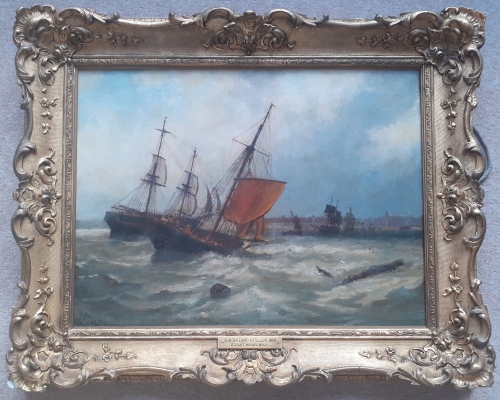 painting image  Stuart.Henry.Bell.Sunderland.Harbour.