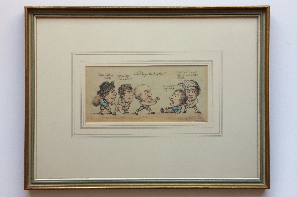 The Boxing Match.Frame.T.Rowlandson