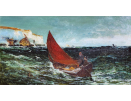 Edwin John Ellis, oil painting for sale, Home to Dover