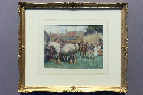 Horses at Fair.Frame.New.J.Atkinson