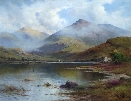 Alfred.Fontville.De.Breanski.oil.painting.for.sale - Summer Morning.Loch Etive