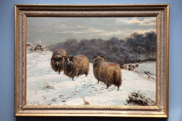 Winter Sheep.Frame.J.Dixon Clark.