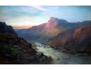 Alfred_de_breanski_Snr_oil.painting.for.sale -Mountain_torrent