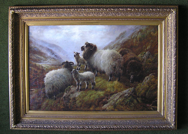 Robert Watson - Sheep painting
