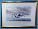 Terry Harrison watercolour for sale - Sunderland Flying boat