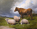 Thomas Sidney Cooper - Cattle Beneath a Brooding Sky