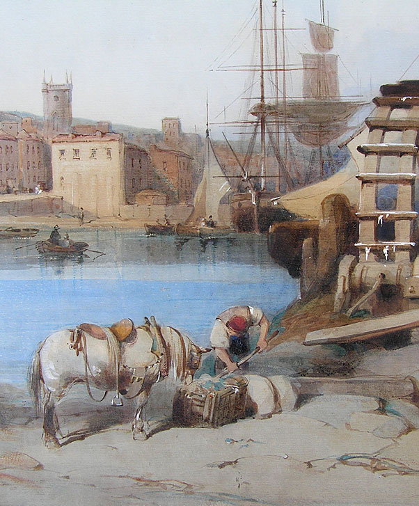 watercolour of Falmouth