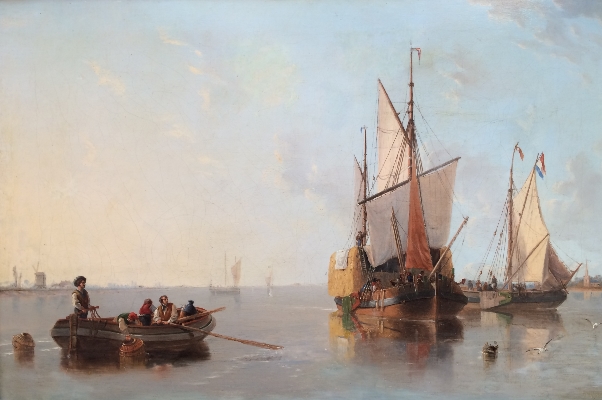 Dutch Fishing Boats.J.W.Carmichael