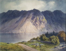 Edward Horace Thompson, watercolour for sale, Wast Water Screes Edward Horace Thompson, watercolour for sale, Wast Water Screes