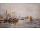 Thomas Bush Hardy, watercolour for sale, Pool of London Thomas Bush Hardy, watercolour for sale, Pool of London