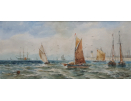 Thomas-Bush-Hardy-watercolour-for-sale-Fishing-boats-off-Ramsgate Thomas-Bush-Hardy-watercolour-for-sale-Fishing-boats-off-Ramsgate