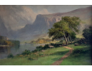 Francis_Thomas_Carter_oil_painting_for_sale_River Derwent, Borrowdale