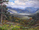 William Lakin Turner - Overlooking Derwentwater William Lakin Turner - Overlooking Derwentwater