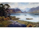 Edward Horace Thompson watercolour for sale, Derwentwater from Castlehead Edward Horace Thompson watercolour for sale, Derwentwater from Castlehead
