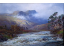 William Lakin Turner, oil painting for sale, On the River Leny William Lakin Turner, oil painting for sale, On the River Leny